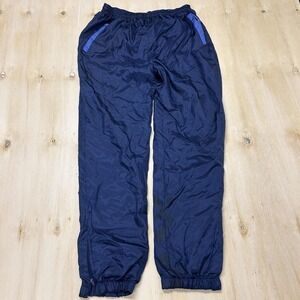 Vintage MacGregor Track Pants Mens Medium Blue Woven Lined Elastic Waist Zip